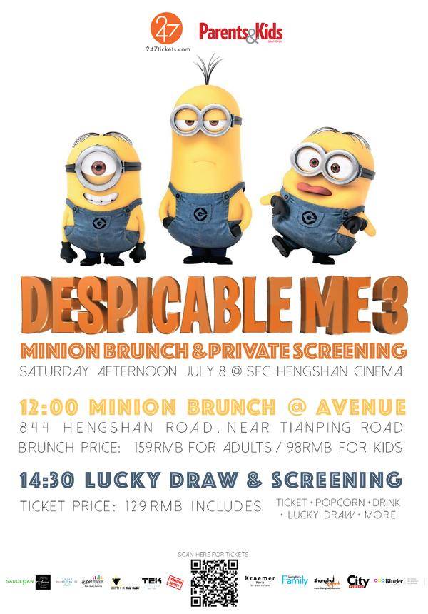 Despicable Me 3 - Minion Brunch & Private Screening