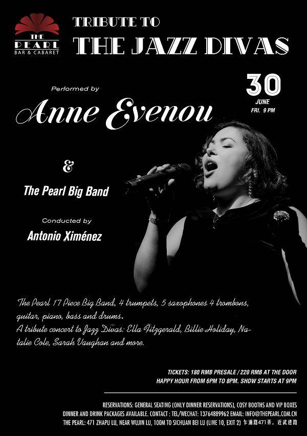 Tribute Concert to Jazz Divas with Anne Evenou
