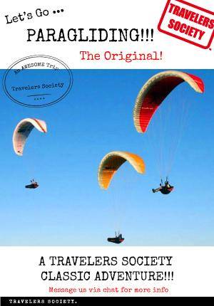 Travelers Society: Let's  go...Paragliding (April 20 -22)