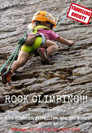 Traveler's Society: Let’s go… experience rock climbing with your family!! (October 28)