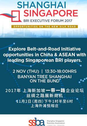Shanghai-Singapore BRI Executive Forum 2017 / Networking Night