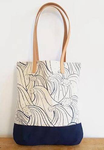 Sew a Tote Bag with Leather Straps