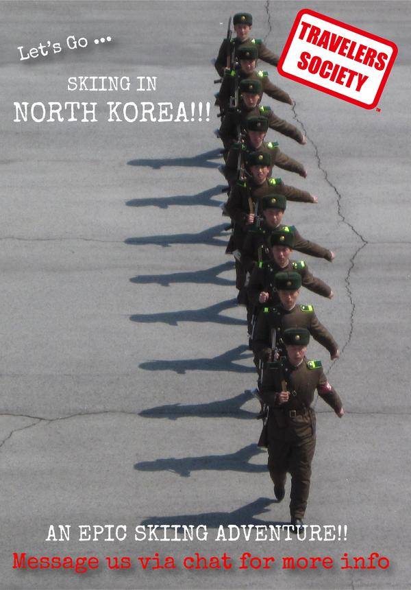 Travelers Society: Let’s hit the slopes in… North Korea!!! (CNY)