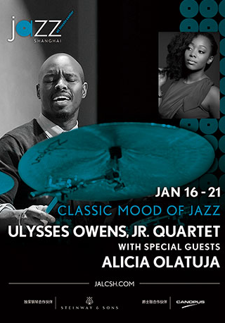 "Classic Moods of Jazz" Ulysses Owens, JR. Quartet with Alicia Olatuja