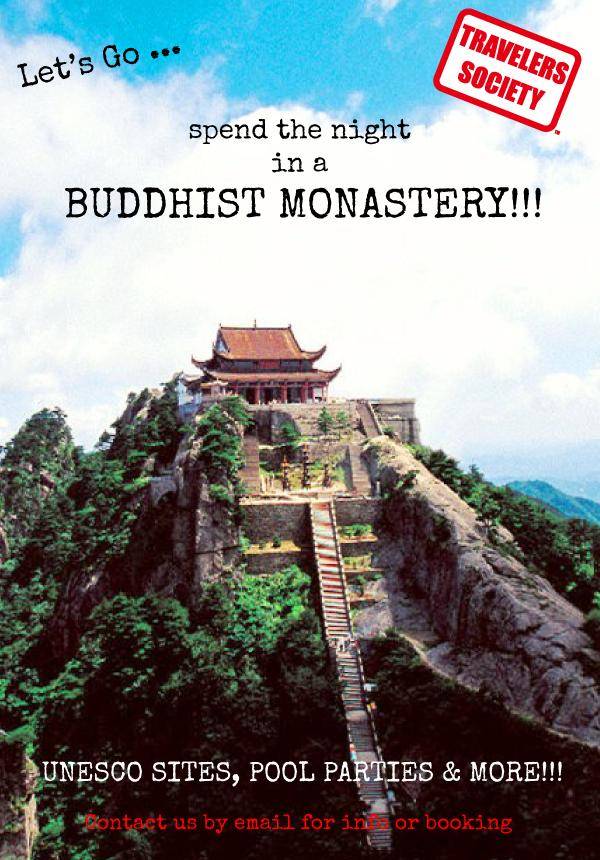 Travelers Society: Lets go...sleep in a Buddhist Monastery!!! 