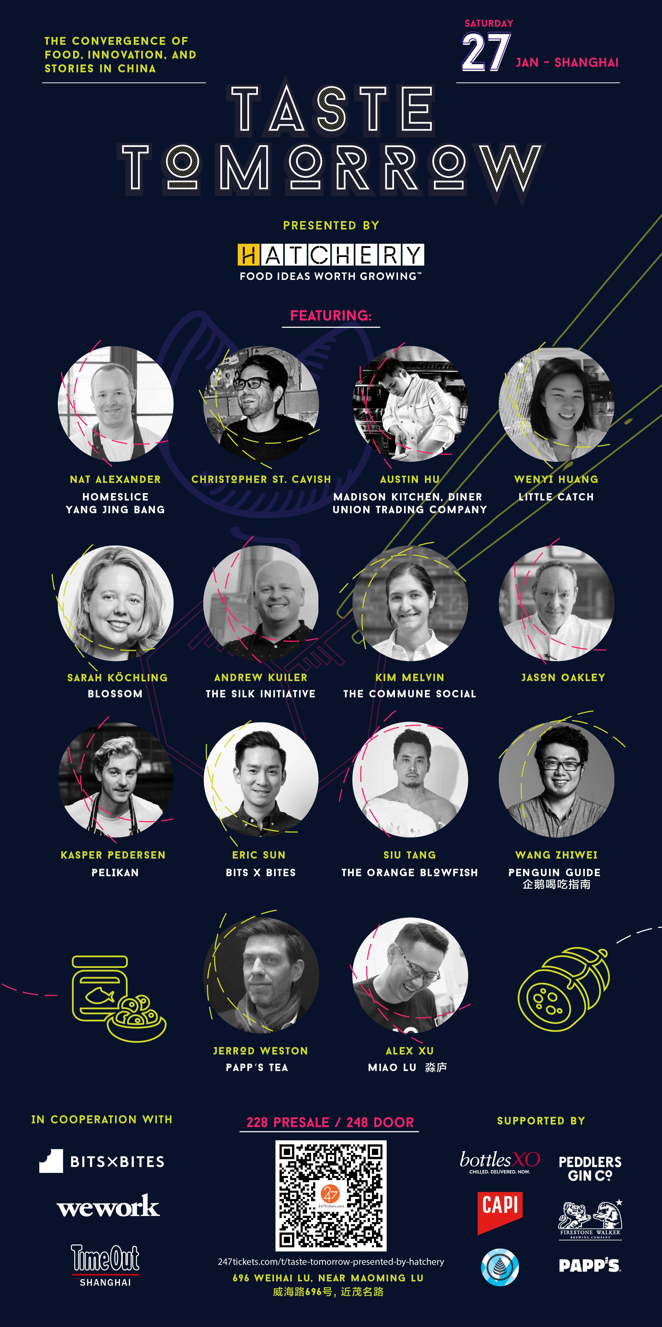 Buy TASTE TOMORROW Presented by Hatchery Experiences Tickets Shanghai