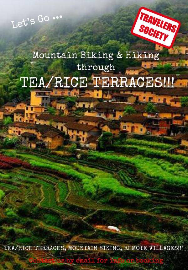 Travelers Society: Let's go... biking and hiking through rice/tea terraces (Oct 4-6)