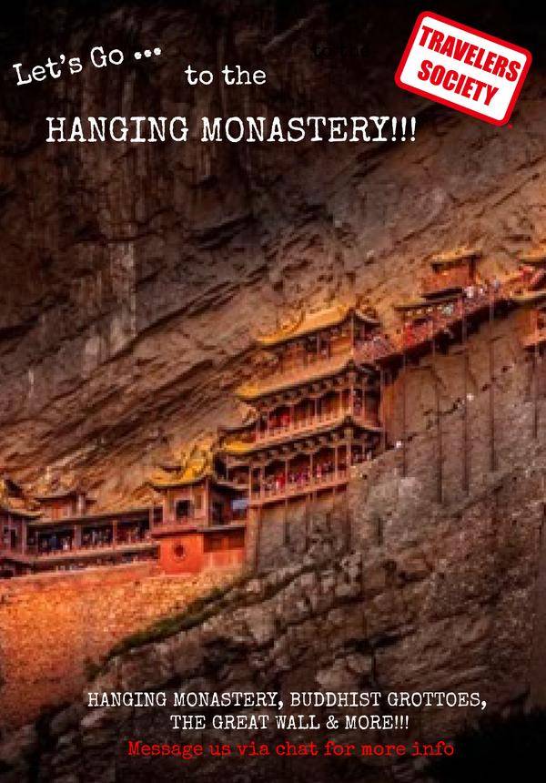 Travelers Society: Lets go... to the Hanging Monastery!!! (May Holiday)
