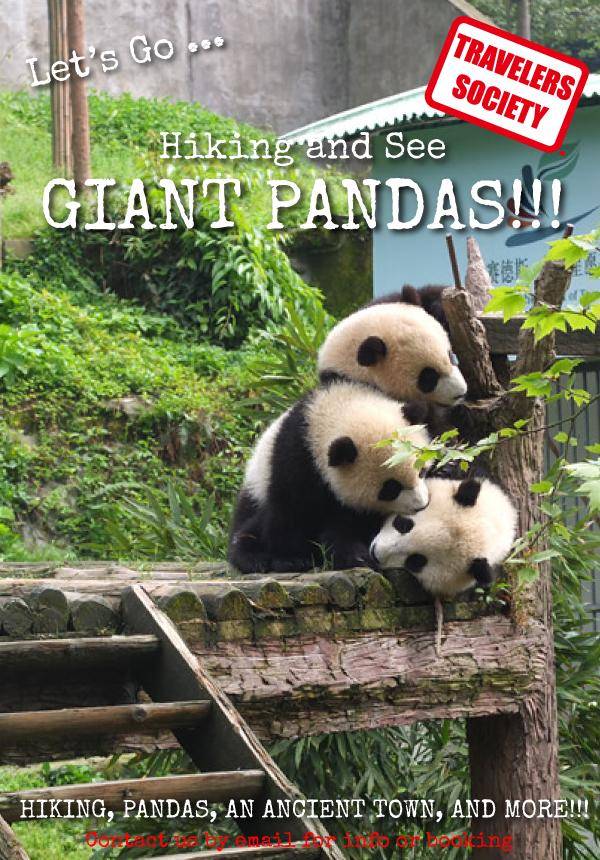 Travelers Society: Let’s go…to Bifengxia and see Pandas!!! (Sep 22-24)