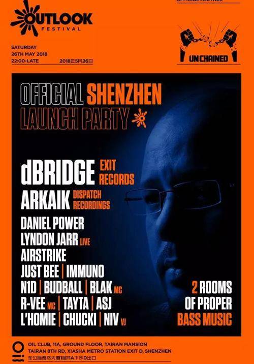 Unchained Pres. Outlook Festival Official Shenzhen Launch Party