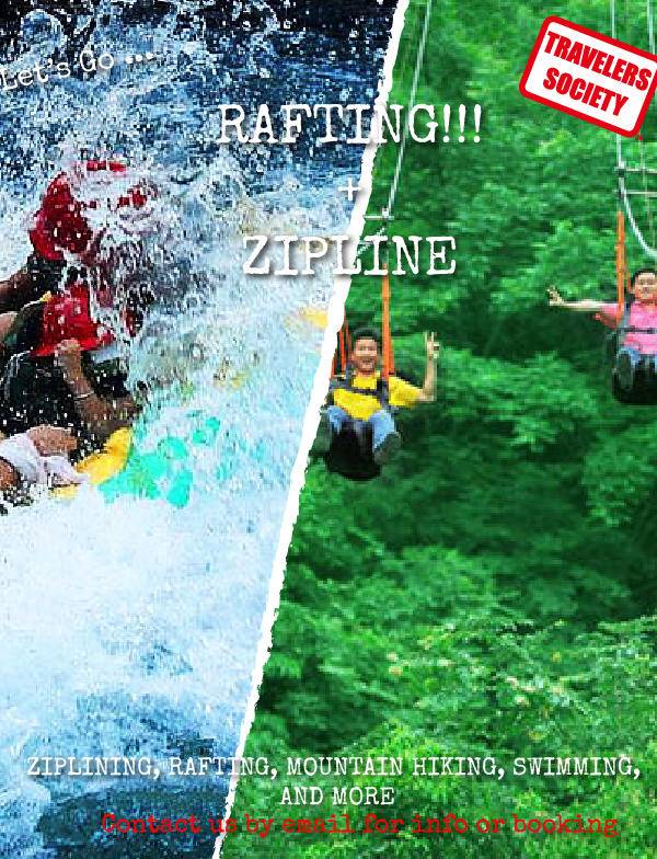 Travelers Society: Let's go... Rafting + Zip-line!!! (June 29-July 1)