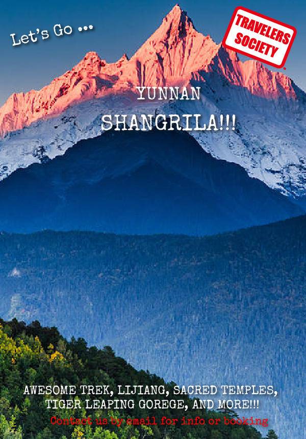 Travelers Society: Let's go…discover beautiful Shangrila!! (Yunnan) (October Holiday)