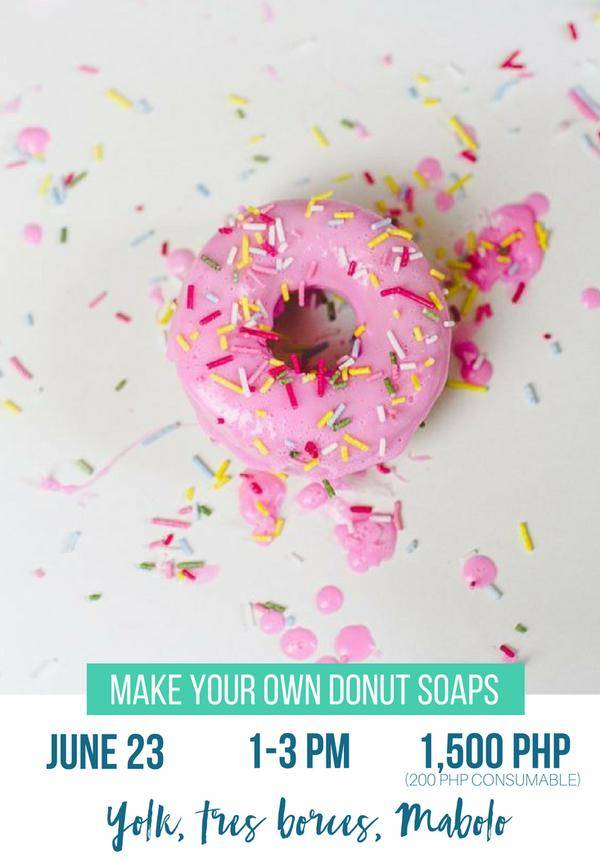 Cebu: Make Your Own Donut Soaps