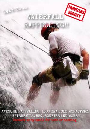 Travelers Society: Let’s go … Waterfall Rappelling!! (July 27-29)