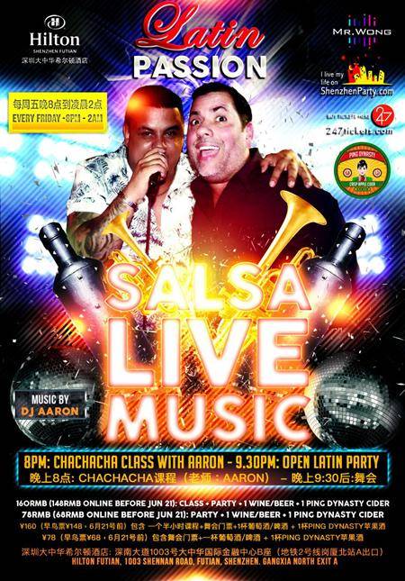 Salsa Live Music Party