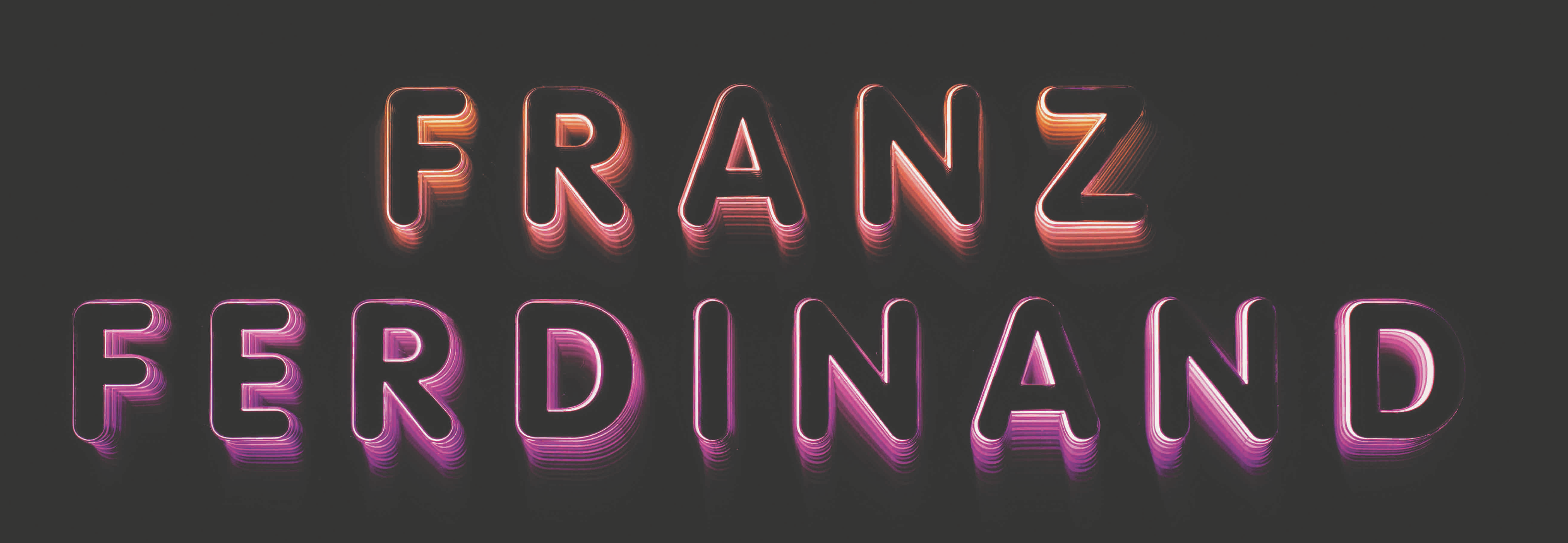 typography used in franz ferdinand band