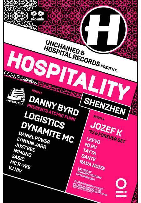 Unchained & Hospital Records Pres. Hospitality