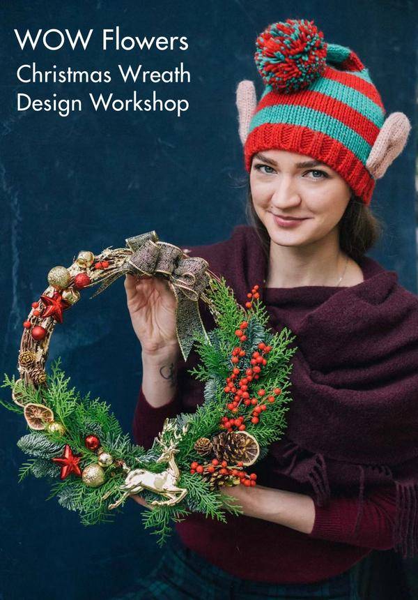 WOW Flowers - Christmas Wreath Design Workshop