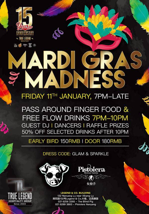 The Blind Pig & Pistolera - Mardi Gras Madness