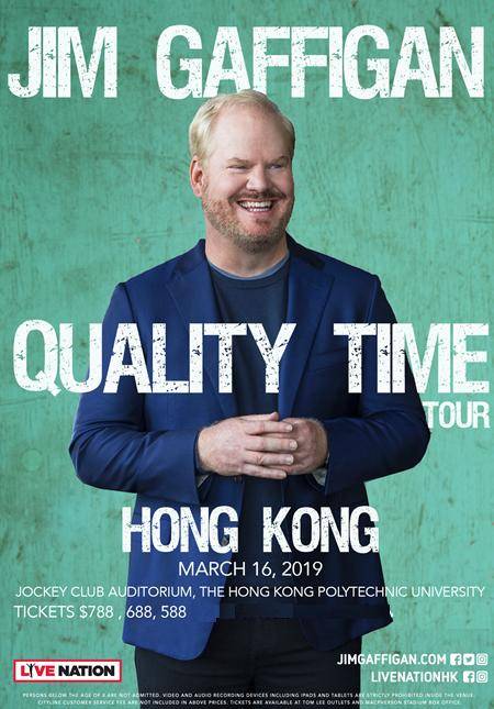 JIM GAFFIGAN “QUALITY TIME TOUR” HONG KONG