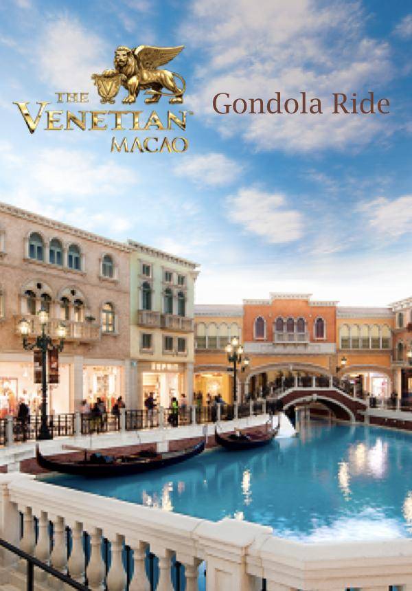 Gondola Ride at The Venetian Macau