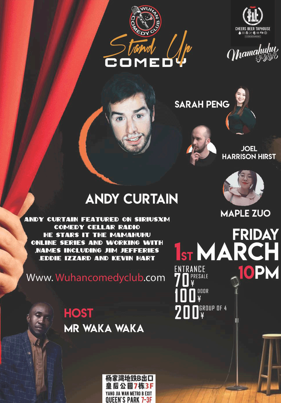 Andy Curtain Stand Up Comedy Show