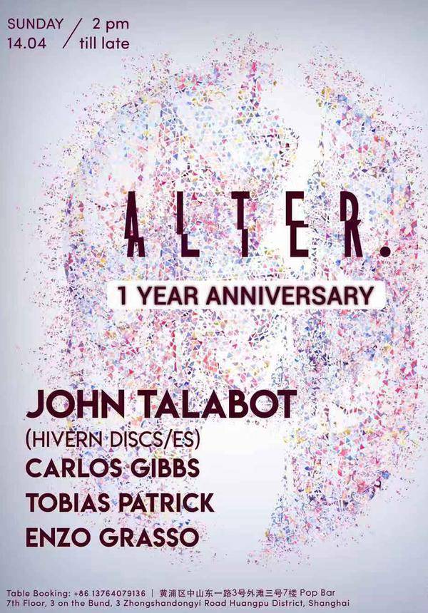 Alter. One Year Anniversary ft. John Talabot (Hivern Discs/ES)