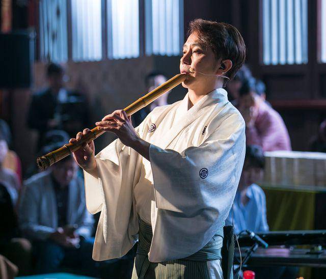 佐藤康夫尺八一声一世火的意志巡回演奏会上海