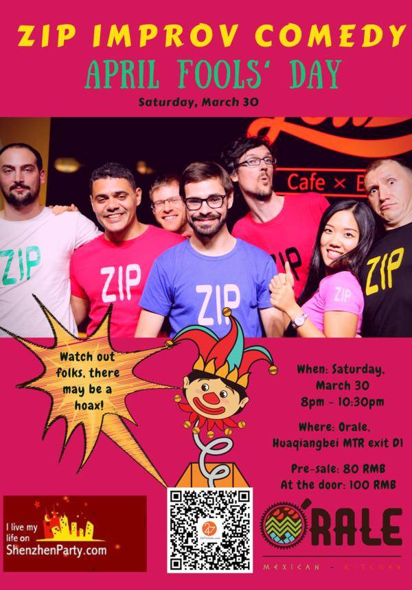 ZIP Improv Comedy: April Fool’s Day Show