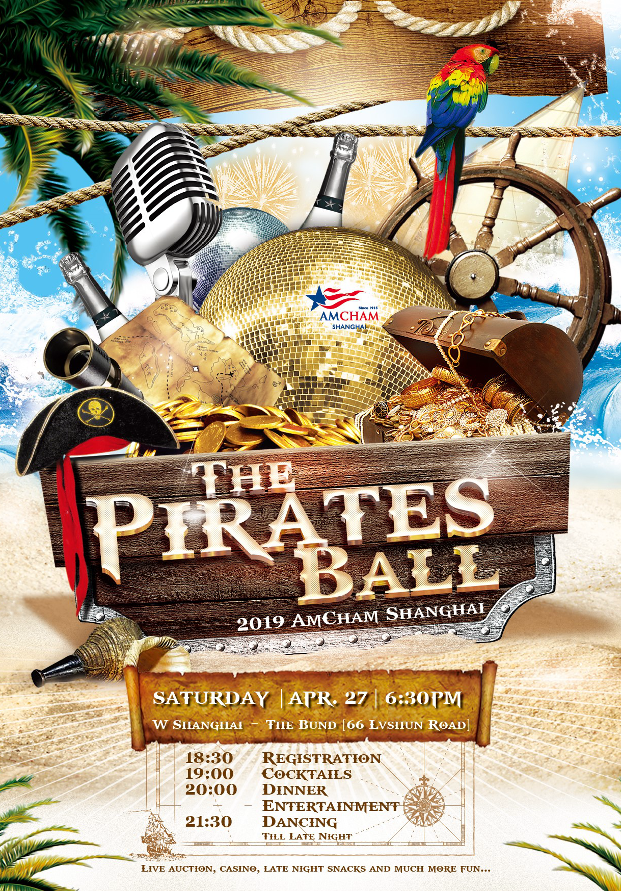 2019 AmCham Shanghai - The Pirates Ball