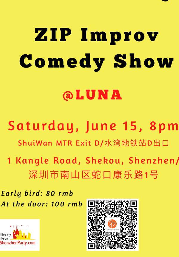 ZIP Improv Comedy Show @ Luna