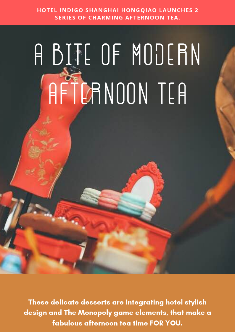 A Bite of Modern Afternoon Tea @ Indigo Hongqiao