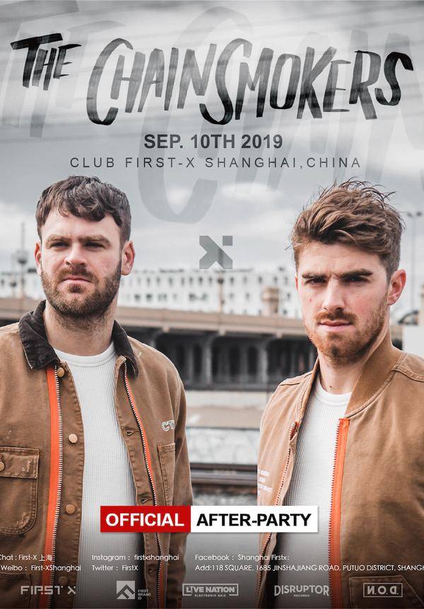 The Chainsmokers After Party @ Club First-X