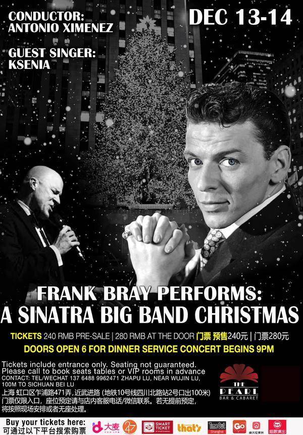Frank Bray Performs: A Sinatra Big Band Christmas  @ The Pearl