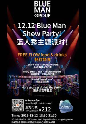 Blue Man Show Party