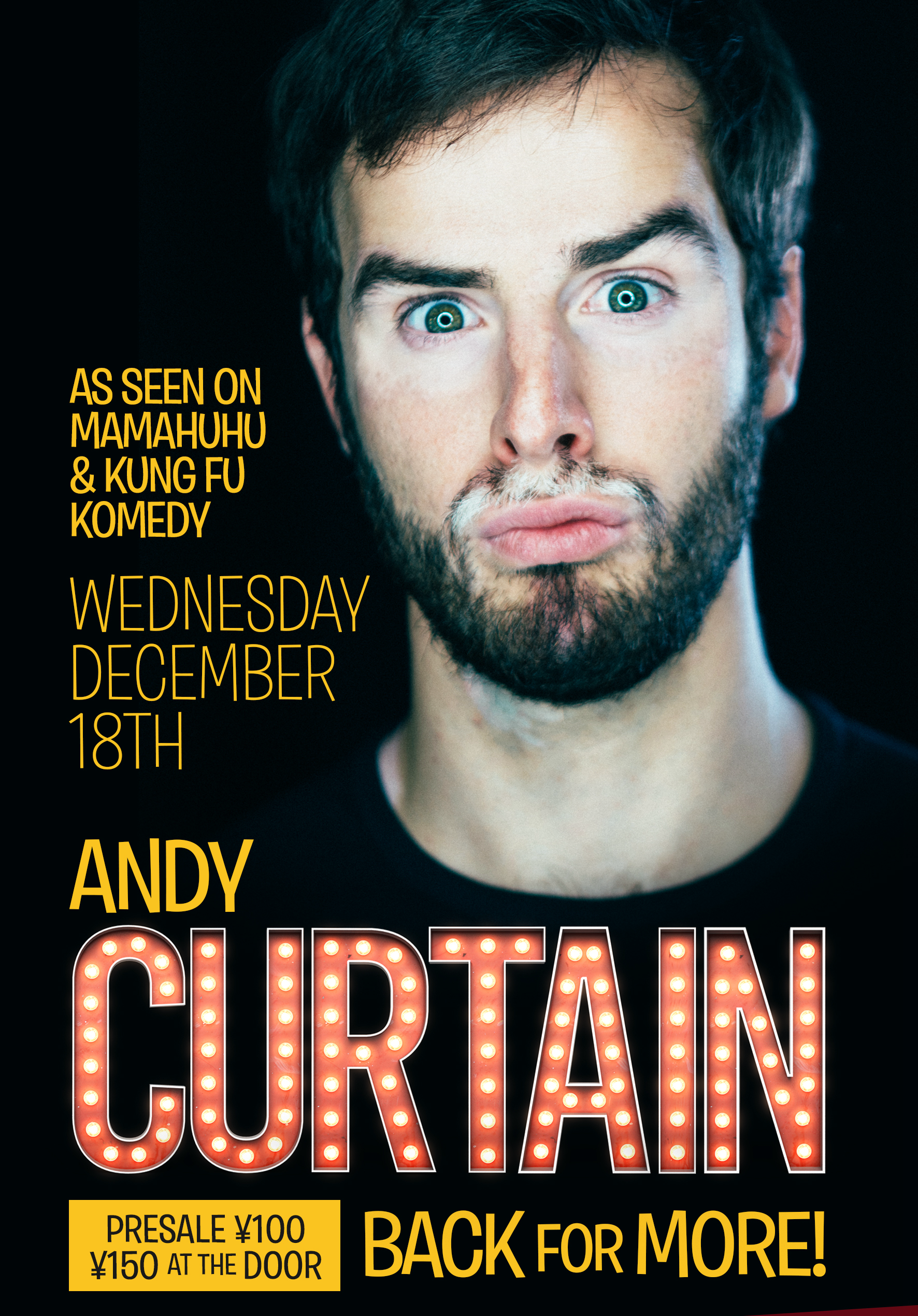 KFK Presents: Andy Curtain - Hangzhou December 18