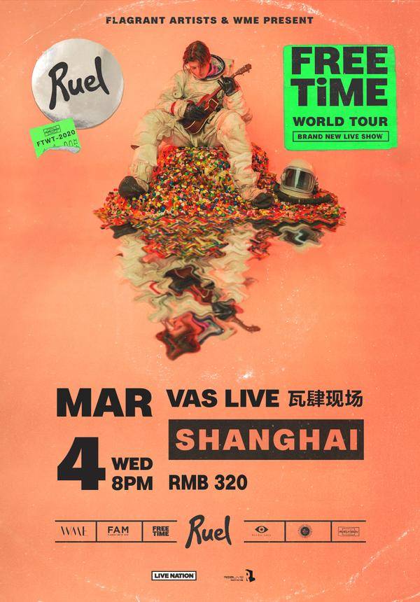 Ruel: Free Time 2020 Live in Shanghai (CANCELLED)