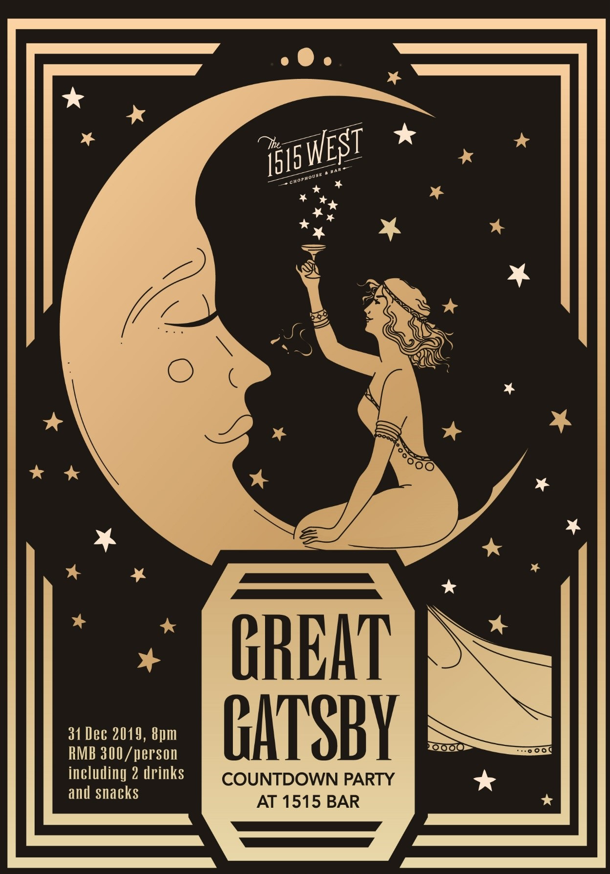 The Great Gatsby in The 1515 West Bar