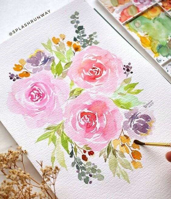 247tickets.com | Craft'd Shanghai - Floral Watercolor for Beginners