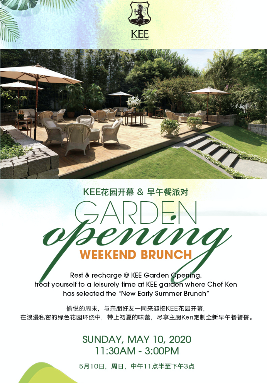 KEE Garden Opening Weekend Brunch