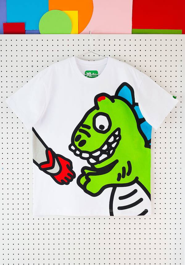 Corade Sorsor Dinosaur Handshake T-shirt