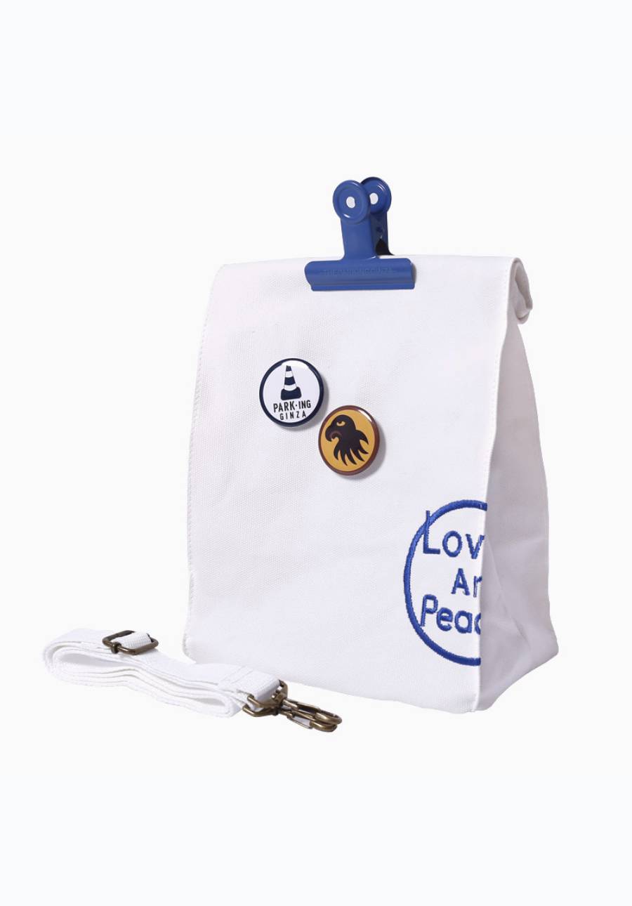 The Park-Ing GINZA Love & Peace Canvas Bag