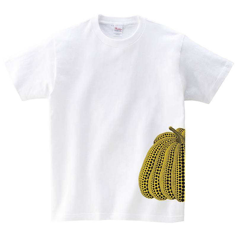 Yayoi Kusama Short Sleeve T-shirt Pumpkin LammFromm BLACK X GOLD Designer  Japan