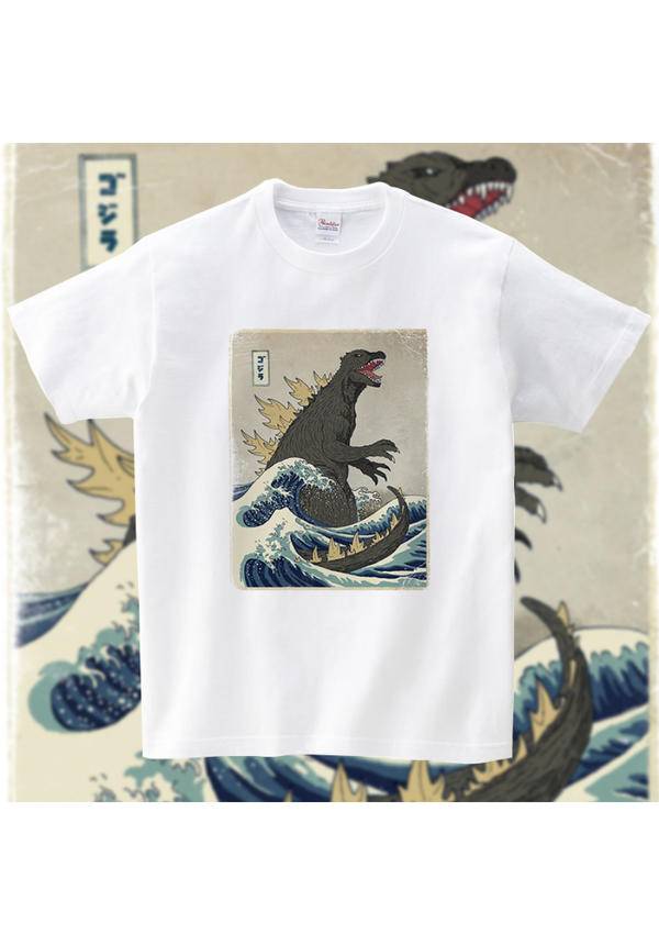 "The Great Wave" Godzilla T-shirt