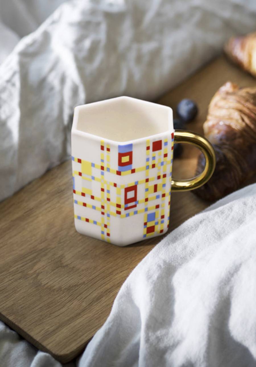 Luzerne & vgb Piet Mondrian "Broadway Boogie-Woogie" Coffee Mug