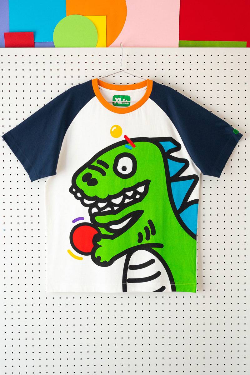 Corade Sorsor Ping Pong Dinosaur T-shirt