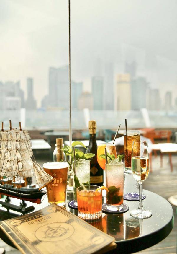 Premium Beverage Package @ The Captain Speakeasy Rooftop Bar on the Bund