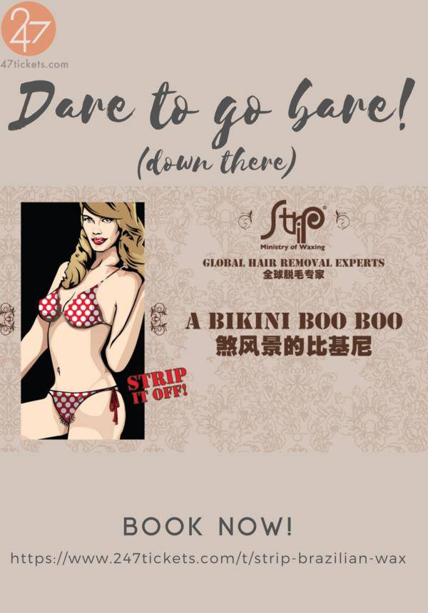 Dare to go bare (down there) with Strip!