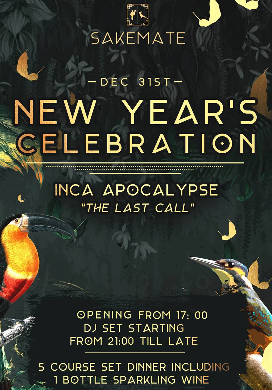 NYE Dinner Set Menu @ Sakemate