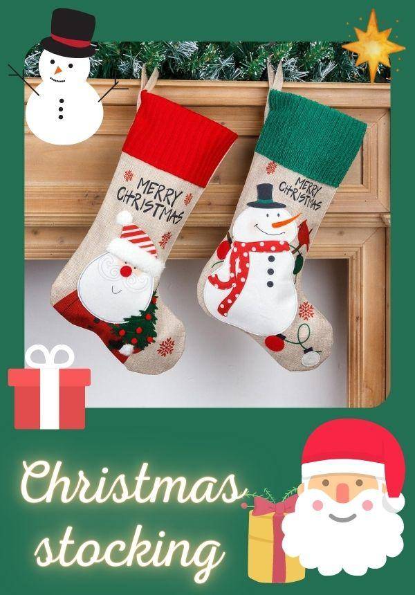 Christmas Stocking (Santa or Snowman)